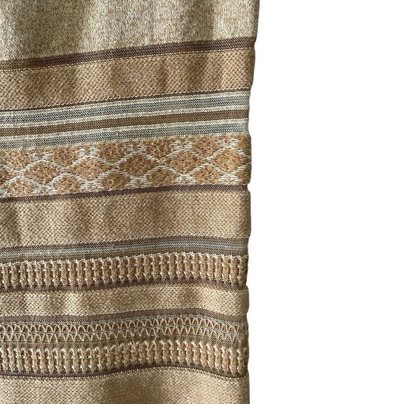 Double D Ranch Large Midi Skirt Linen Blend Sheer Details Western Womens READ - Picture 9 of 16